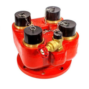 4 Way Fire Brigade Inlet GM